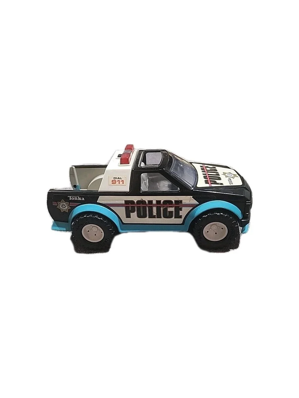 Vintage 1991 Tonka Police Truck Lights & Sounds Patrol Toy